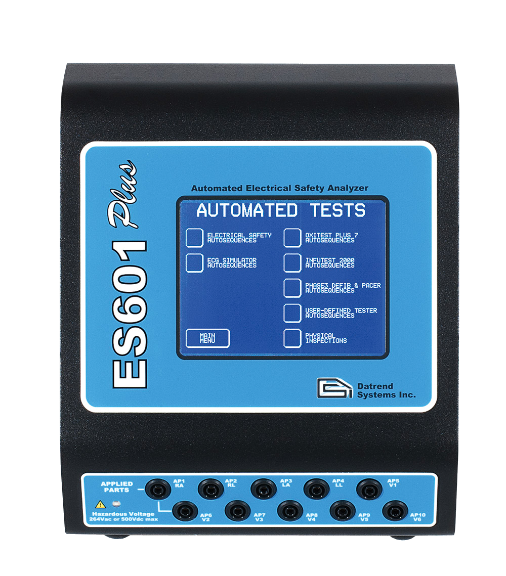 Datrend Systems ES601 Plus Automated Electrical Safety Analyzer