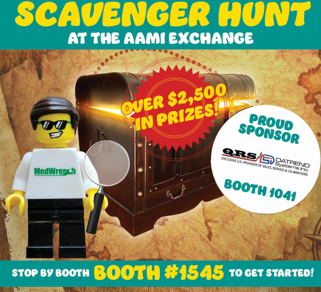 2023 AAMI eXchange Scavenger Hunt — Join the fun and stop at QRS’ Booth 1041